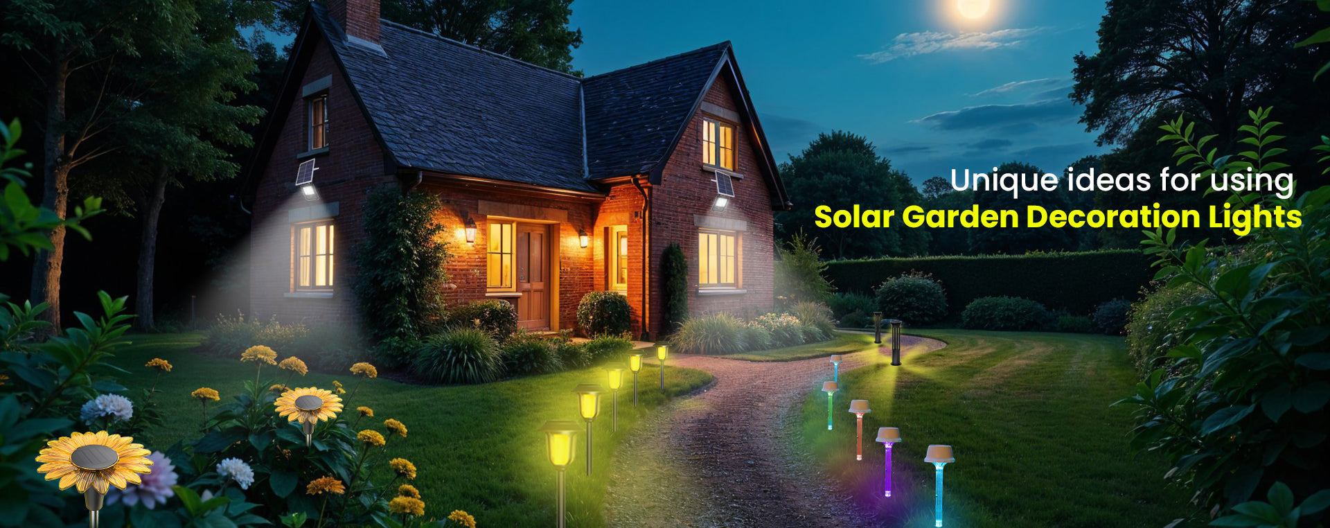 solar garden lights