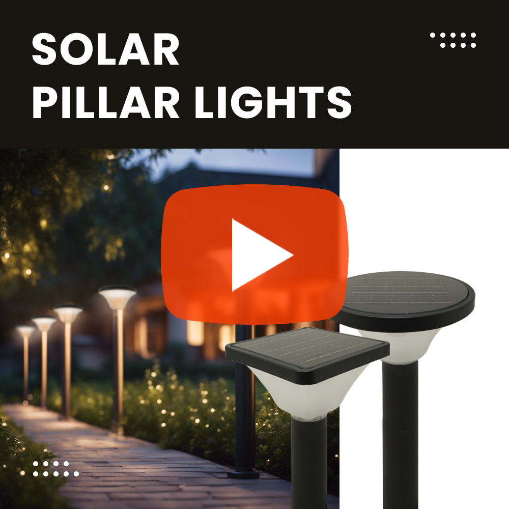 solar pillar lights