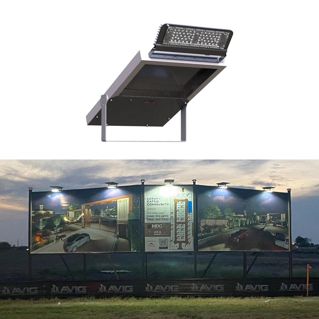 solar billboard lights