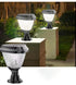 Hardoll 10W solar lights for gate pillar Outdoor Garden 33 LED Waterproof Gate Lamp (Triangle) - Hardoll