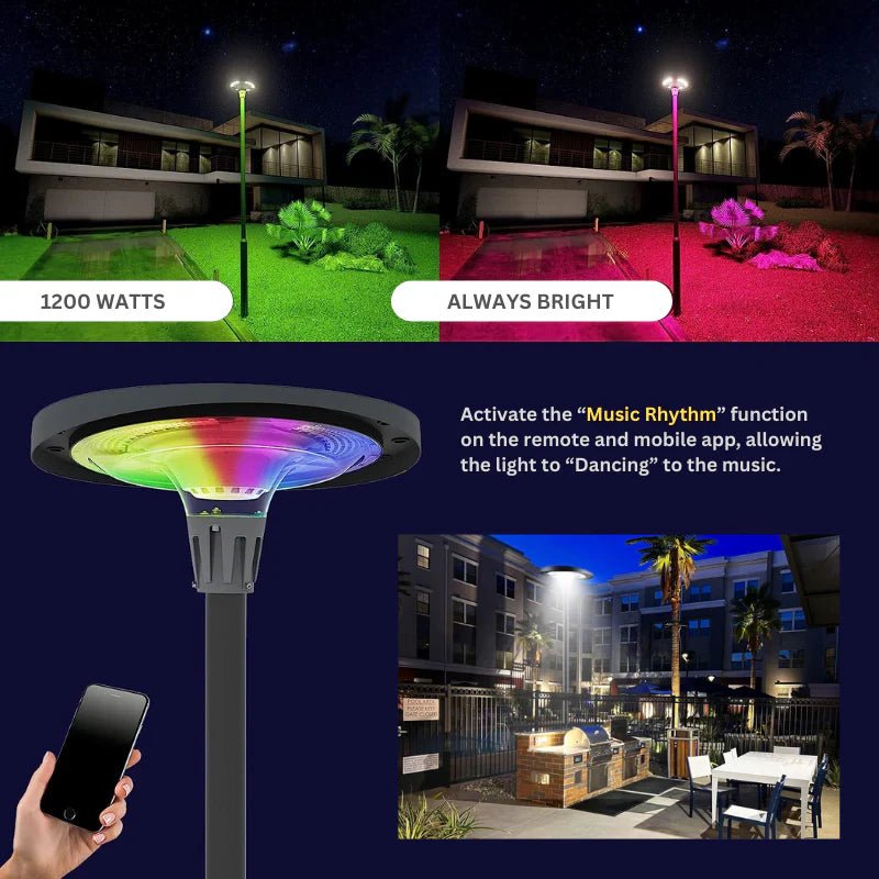 Solar UFO Light for  Garden