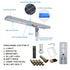 Hardoll 150W All in One Solar Street Light LED Waterproof Outdoor Lamp for Home Garden with Aluminium Body - Hardoll