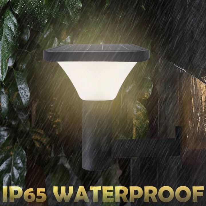 hardoll 15W Solar Pillar Lights for Outdoor Home Garden Waterproof Wall Lamp (Square Shape - Pack of 1) - Hardoll