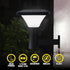 hardoll 15W Solar Pillar Lights for Outdoor Home Garden Waterproof Wall Lamp (Square Shape - Pack of 1) - Hardoll