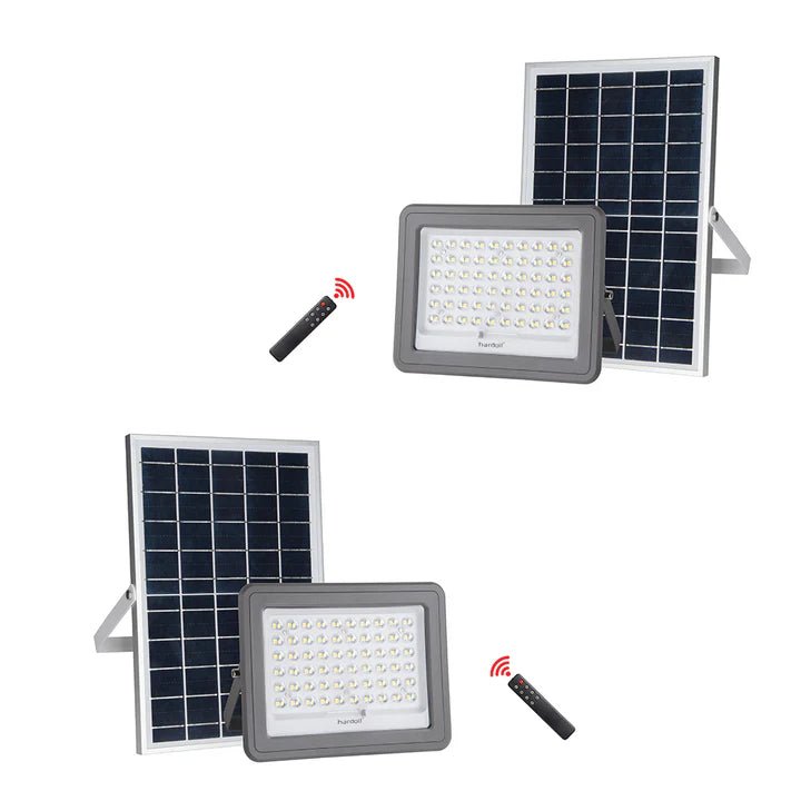 Hardoll 200W Solar Flood Light LED Garden Waterproof for Lamp for Home Outdoor (Cool White - Pack of 1) Refurbished - Hardoll