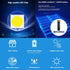 Hardoll 250W All in One Solar Street Light LED Outdoor Waterproof Lamp for Home Garden with Aluminium Body - Hardoll