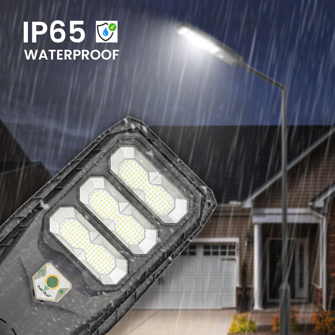 Hardoll 300W All in One Solar Street Light LED Outdoor Waterproof Lamp for Home Garden (ABS-Pack of 1) - Hardoll
