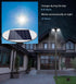 Hardoll 300W Solar UFO Light for Home Garden LED Lamp Waterproof Outdoor Lantern Lamp(Cool White)(Pole not included)(Refurbished) - Hardoll