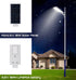 Hardoll 30W All in One Solar Street Light LED Outdoor Waterproof Lamp for Home Garden (Cool White) (Pack of 1) - Hardoll