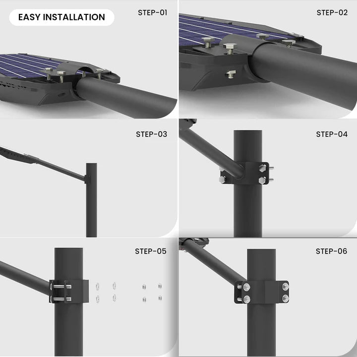 Hardoll 400W All in One Solar Street Light LED Outdoor Waterproof Lamp for Home Garden (ABS - Pack of 1) (Refurbished) - Hardoll