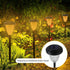 Hardoll LED Home Solar Spike Lights for Outdoor Garden Waterproof Pathway Lamp Decoration(Pack of 1 - Warm White) - Hardoll