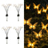 Hardoll Outdoor Garden Decorative Lights 6 LED Butterfly Lamp for Home Garden Waterproof Decoration(Warm White - Pack of 1, Steady & Flashing Mode) - Hardoll