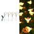 Hardoll Outdoor Solar Garden Lights 24 LED Stake Honey Bee Lamp for Home Garden Waterproof Decoration (Warm White - Set of 4x1) - Hardoll