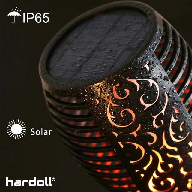 Hardoll solar lamps for garden for Home Waterproof Flickering Flames Torches Outdoor Landscape Lights for Decoration for Garden - Hardoll