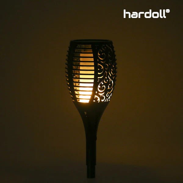 Hardoll solar lamps for garden for Home Waterproof Flickering Flames Torches Outdoor Landscape Lights for Decoration for Garden - Hardoll