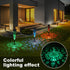 Hardoll Solar LED Decorative Light Waterproof Pathway Lamp for Outdoor Garden - sun Flower (Warm White &RGB) - Hardoll