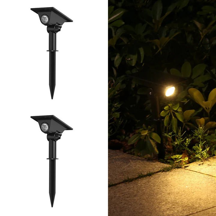 Hardoll Solar Outdoor LED Garden Solar LED Spike Lights Spotlights for Waterproof Pathway Lamp Decoration (Pack of 1 - Multicolor) - Hardoll