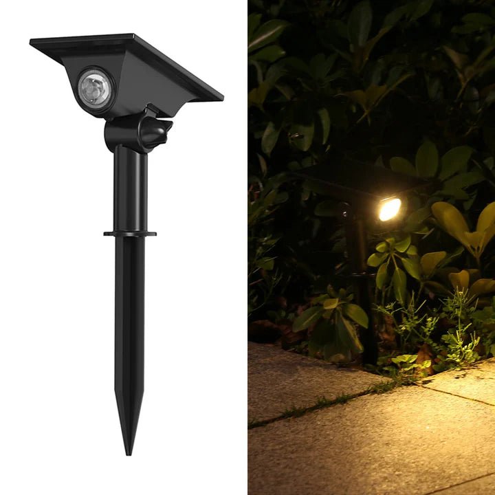 Hardoll Solar Outdoor LED Garden Solar LED Spike Lights Spotlights for Waterproof Pathway Lamp Decoration (Pack of 1 - Multicolor) - Hardoll