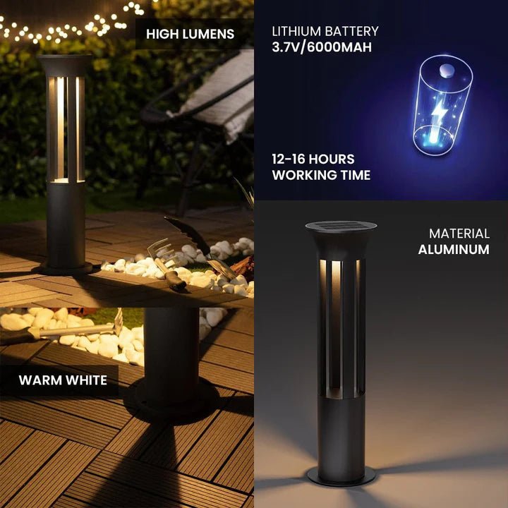 Outdoor Round Bollard LED Garden Lights