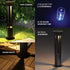 Solar Outdoor Round Modern Bollard LED Garden Lights 