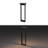 Hardoll Solar Outdoor Square Bollard LED Garden Lights 