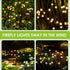 Hardoll solar - powered firefly lights Outdoor 6 LED Crystal Lamp for Home Garden Waterproof Decoration (Warm White - Pack of 1) - Hardoll