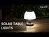 solar table lights-video